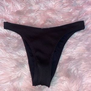 Hollister Size Small High Leg Ribbed Bikini Bottoms